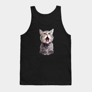 Cat Coughing Tank Top